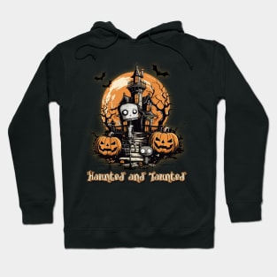 Halloween Trick Or Treat Monster and Cat Haunted & Taunted Hoodie